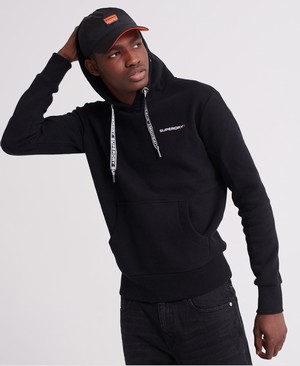 Superdry Urban Athletic Férfi Kapucnis Pulóver Fekete | UWPEY5029